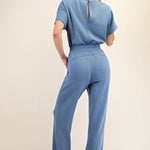 Scuba Short Sleeve Jumpsuit - The Nines