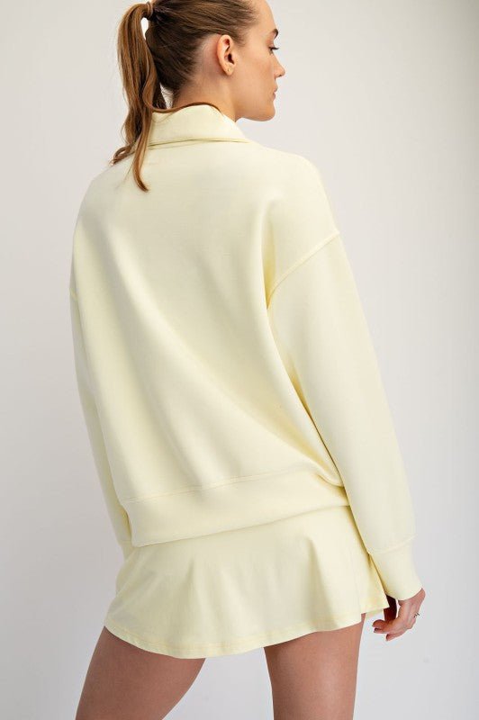 Mock Neck Quarter Zip - 5 colors! - The Nines