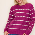 Blanket Stitch Sweater - 3 Colors! - The Nines