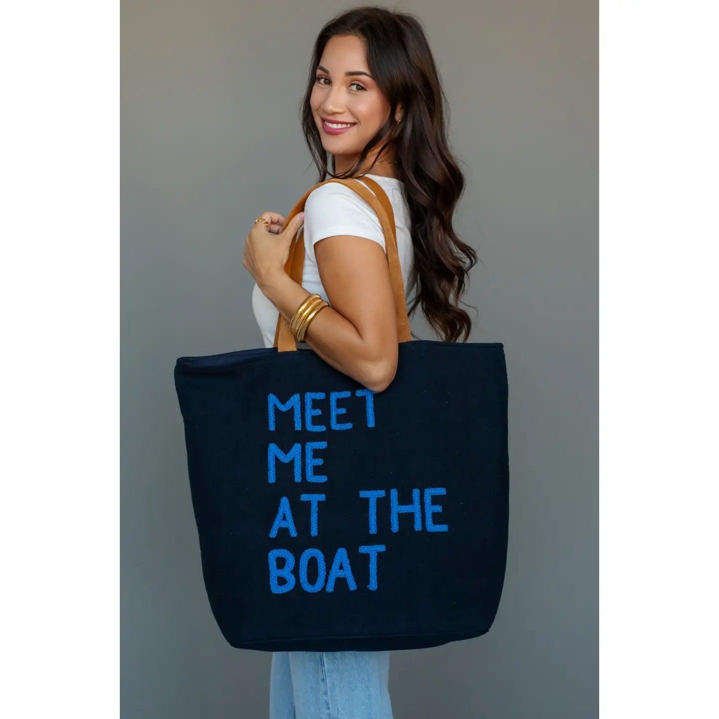 "Meet Me At The Boat" Tote Bag - The Nines