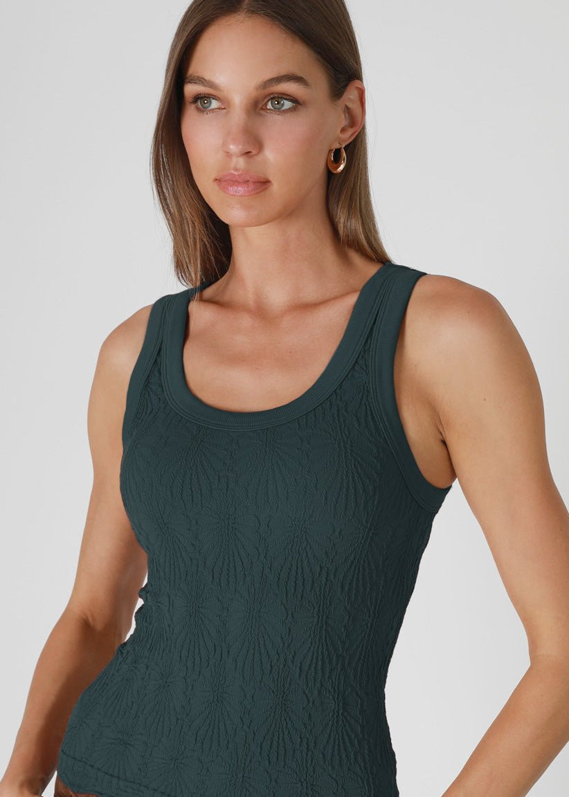 Nikibiki Reversible Lace Textured Tank - 3 Colors! - The Nines
