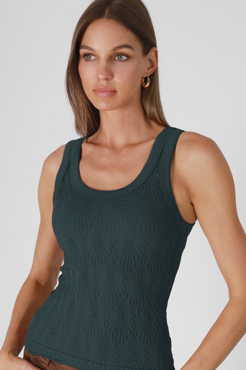 Nikibiki Reversible Lace Textured Tank - 3 Colors! - The Nines