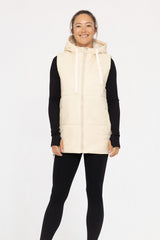 Mono B Hooded Zip Up Puffer Vests - 3 Colors!