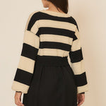Contrast Sweater Dress - The Nines