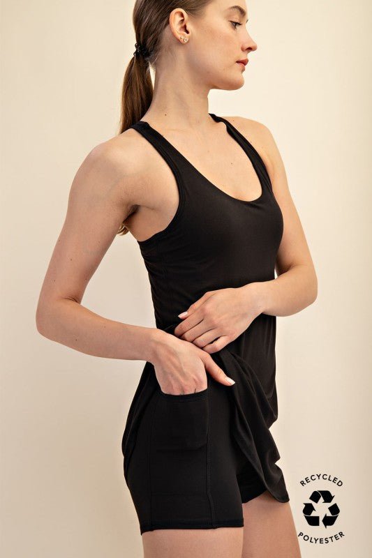 Buttery Soft Tennis Romper Dress - 5 Colors! - The Nines
