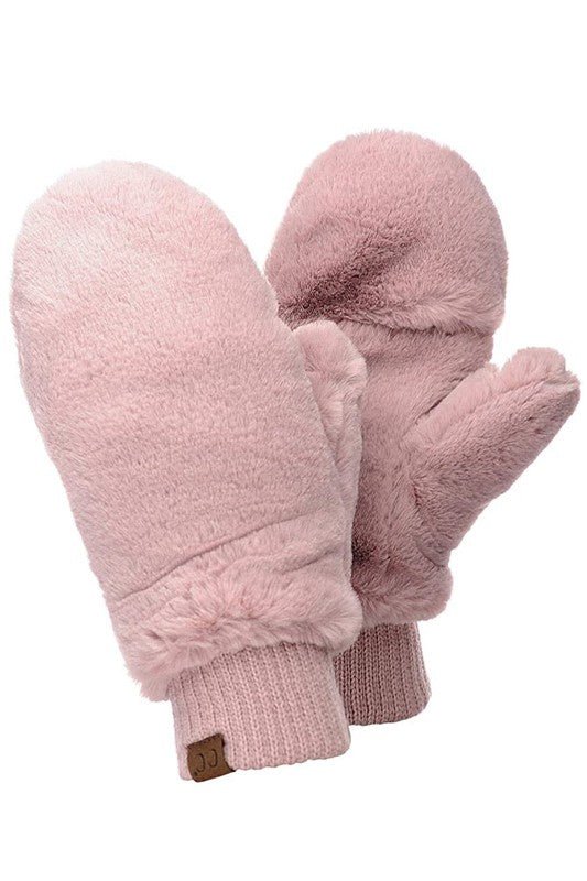 CC Faux Fur Mittens - 4 Colors! - The Nines