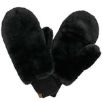 CC Faux Fur Mittens - 4 Colors! - The Nines