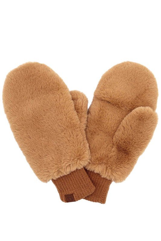 CC Faux Fur Mittens - 4 Colors! - The Nines