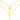Double Cross Necklace - Gold - The Nines