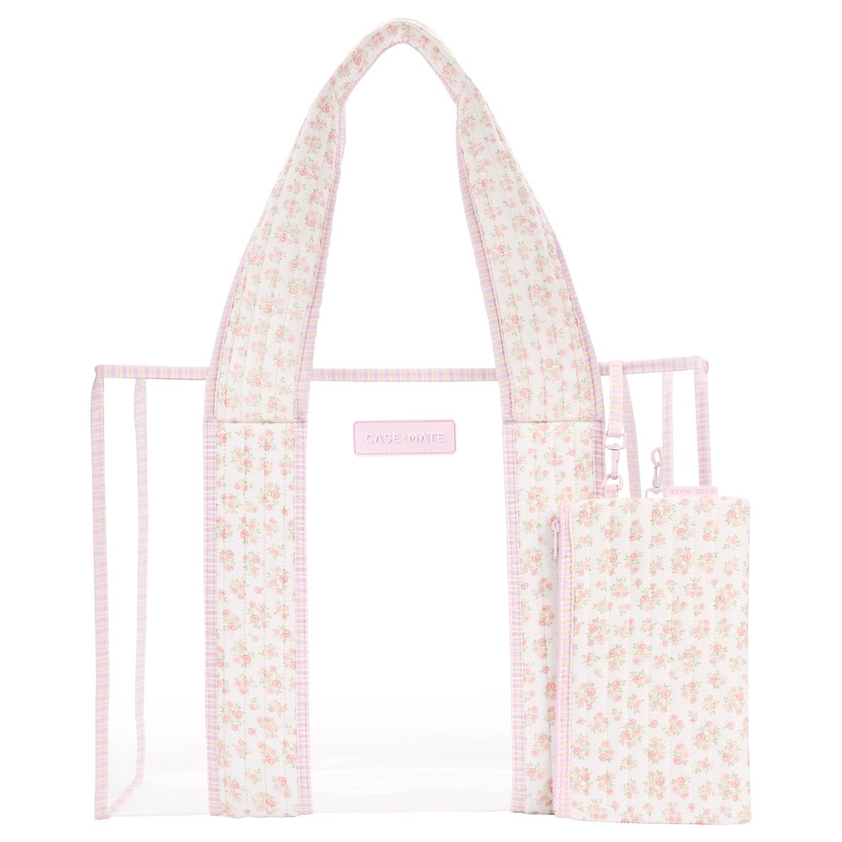 Case - Mate Quilted Ditsy Floral Jelly Tote Bag - The Nines