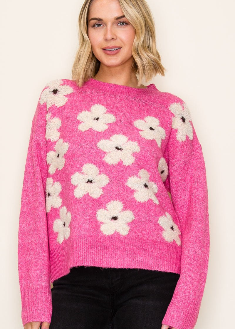 Lyla Floral Sweaters - 2 Colors! - The Nines