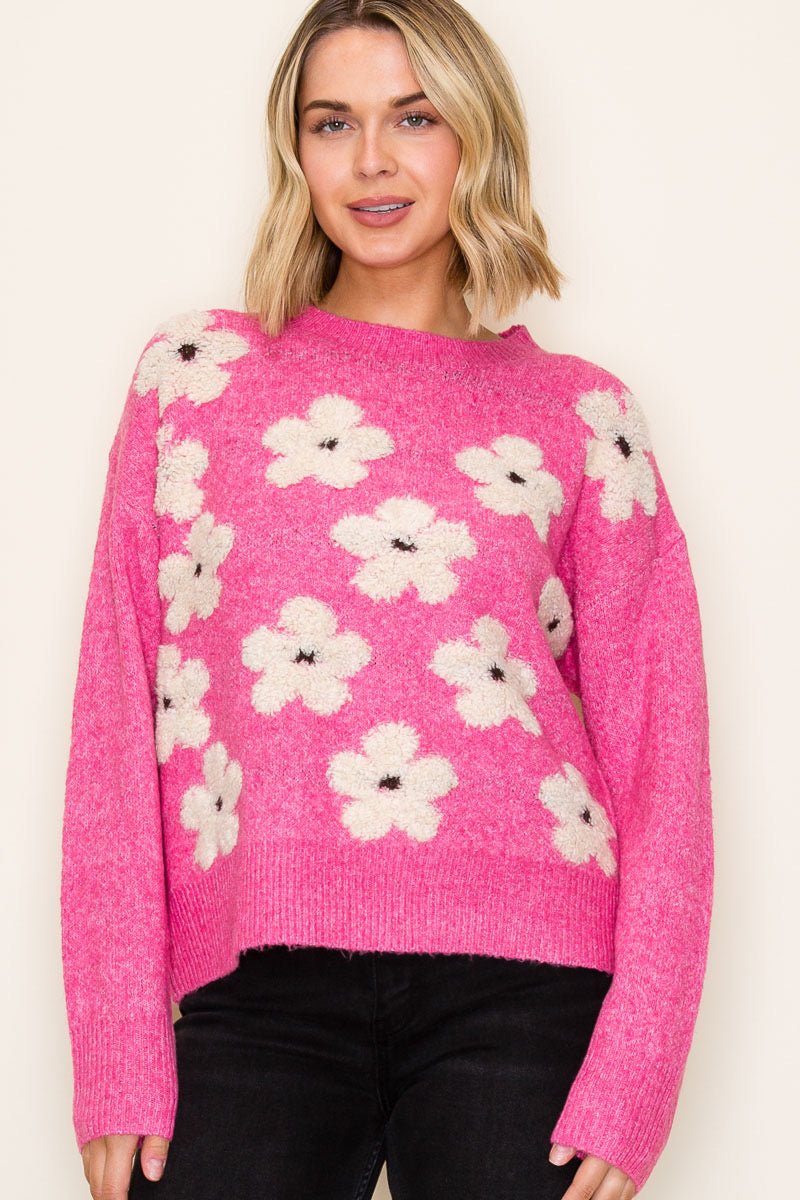 Lyla Floral Sweaters - 2 Colors! - The Nines