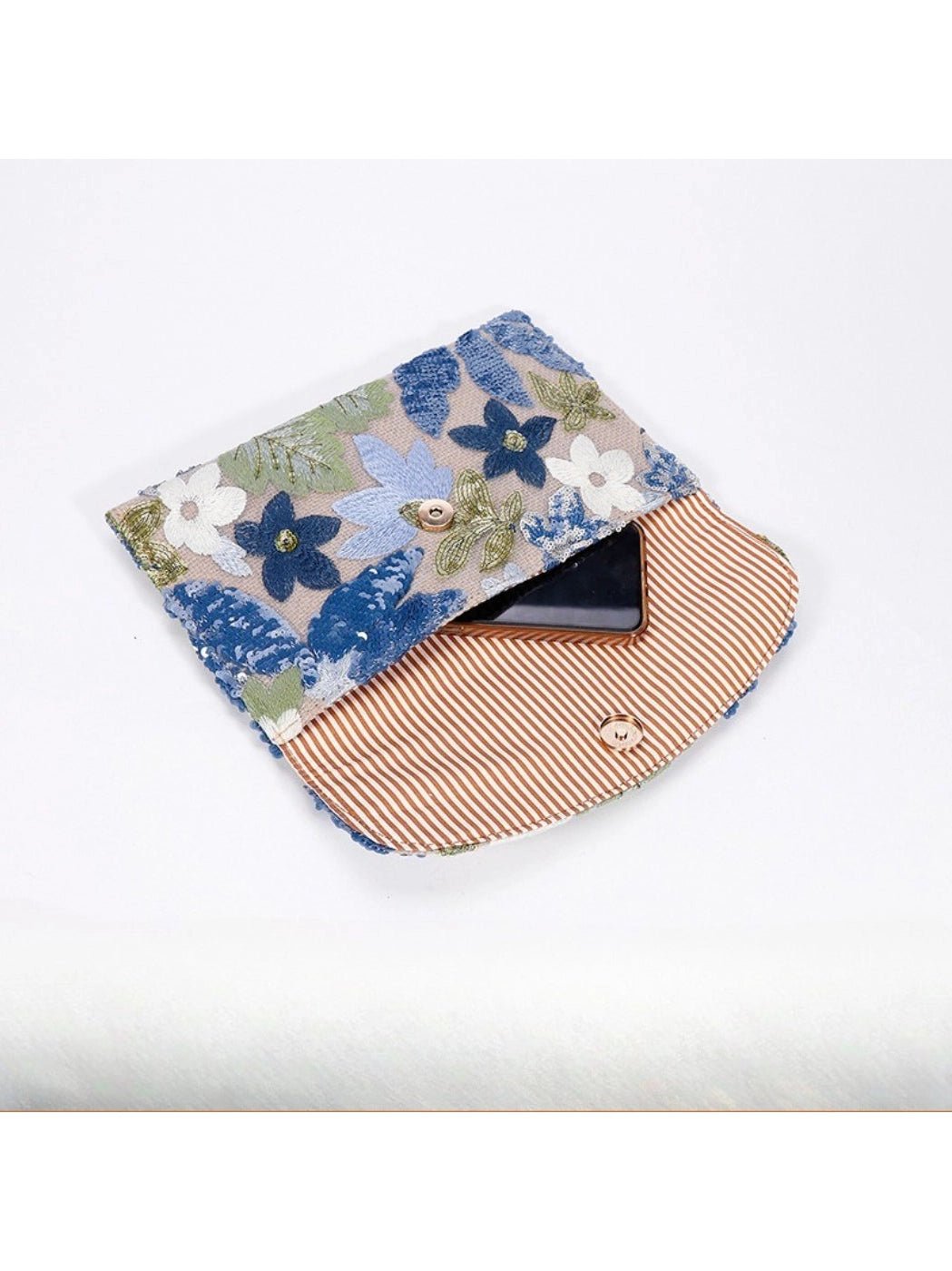 Elegant Floral Clutch - The Nines