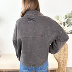 Front Pocket Cropped Shacket - The Nines