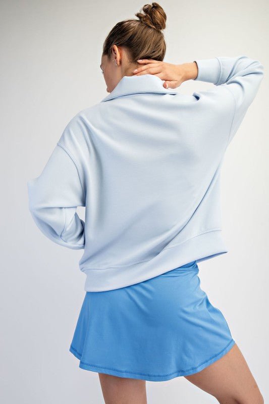 Mock Neck Quarter Zip - 5 colors! - The Nines