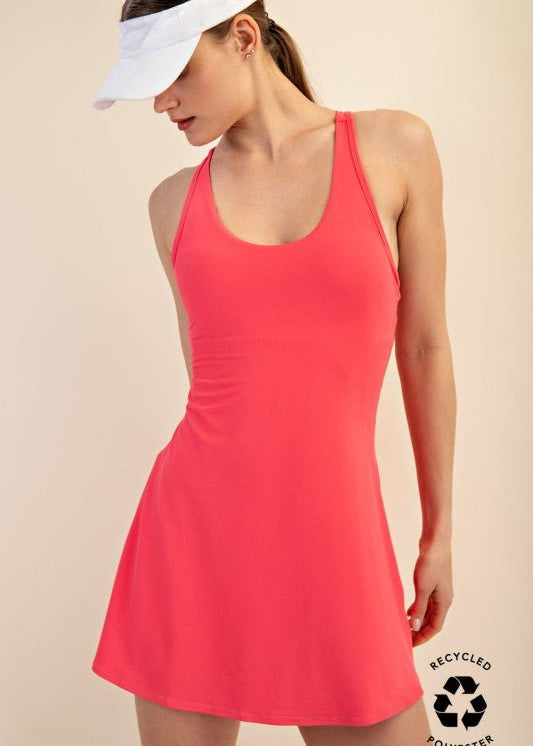 Buttery Soft Tennis Romper Dress - 5 Colors! - The Nines