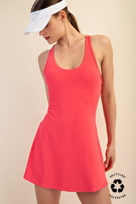 Buttery Soft Tennis Romper Dress - 5 Colors! - The Nines