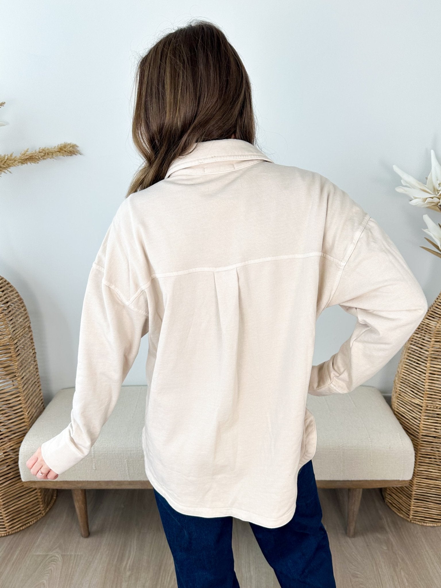 Soft Washed Denim Shacket - 4 colors! - The Nines