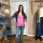 Judy Blue Vintage Wash Bootcut Destroyed Hem - The Nines