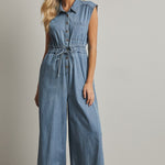 Kaelie Denim Jumpsuit - The Nines