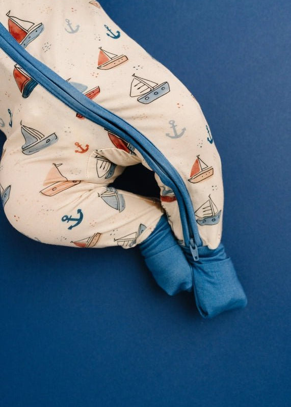Nautical Sail Bamboo Sleeper - The Nines
