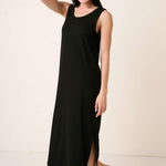 Ribbed Knit Tank Dress - 2 Colors! - The Nines