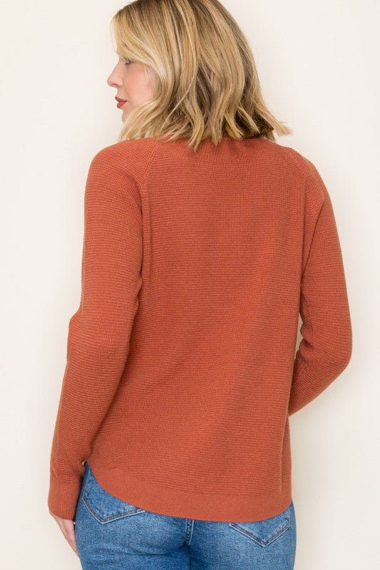 Waffle Textured Pullover - 3 colors! - The Nines