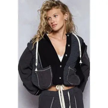 Multi Fabric Shacket - 2 colors! - The Nines
