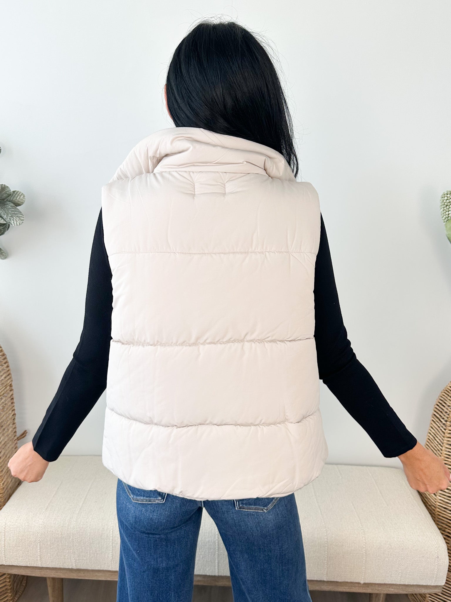 High Neck Puffer Vest - 3 colors! - The Nines