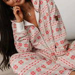 Ampersand Frosted Fair Isle Full Zip - The Nines