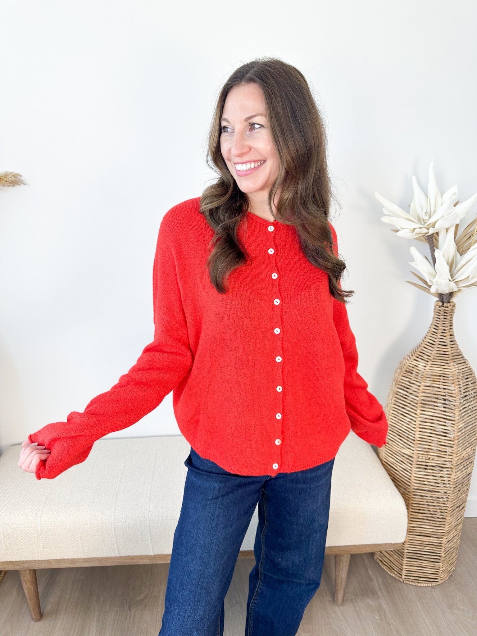 Piper Solid Cardigan - The Nines