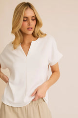 Notch Neck Scuba Tee