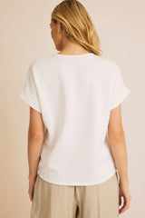 Notch Neck Scuba Tee