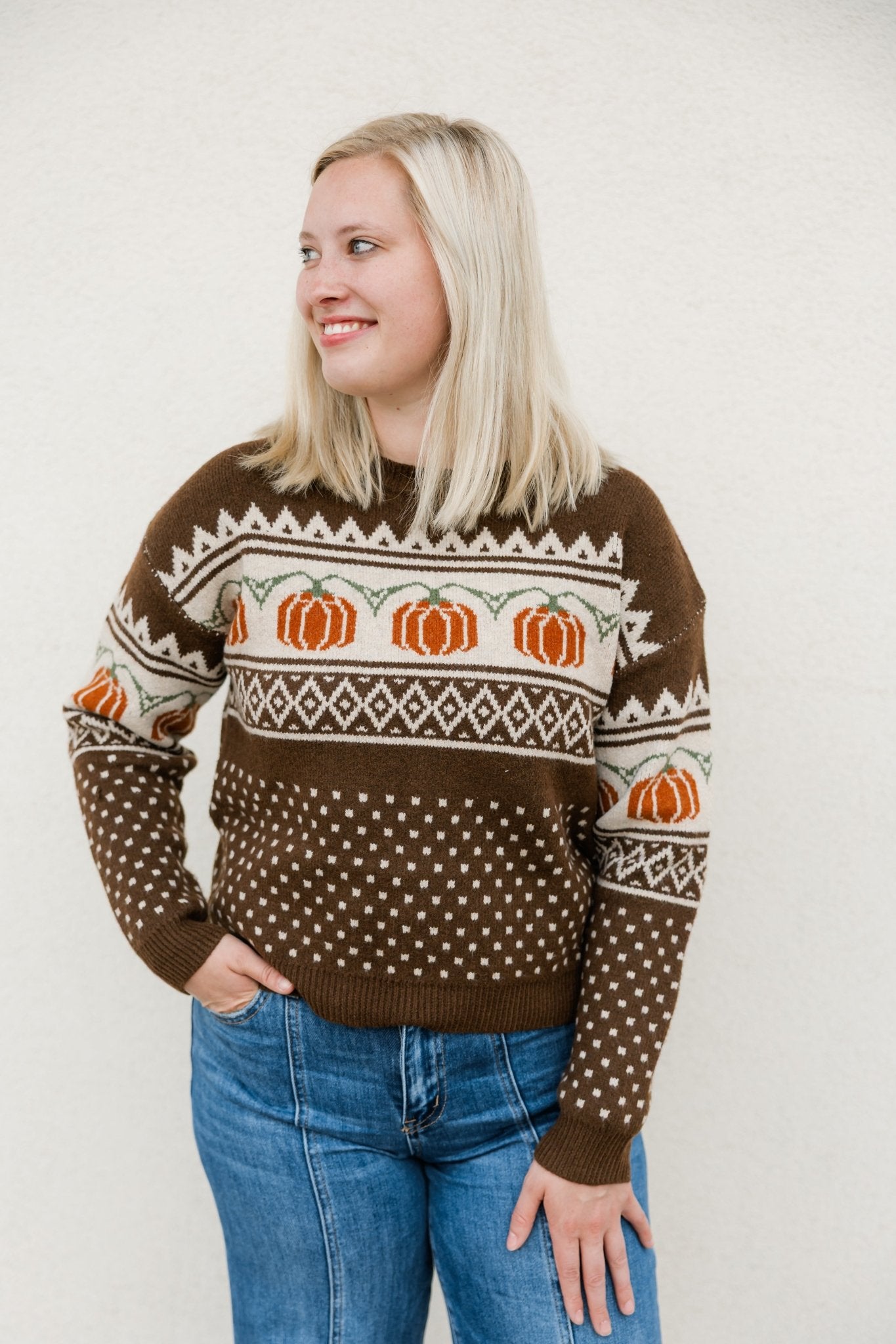 Pumpkin Sweater - 2 colors! - The Nines