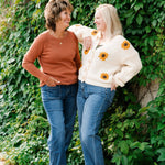 Sunflower Embroidered Cardigan - The Nines