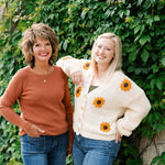 Sunflower Embroidered Cardigan - The Nines