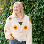 Sunflower Embroidered Cardigan - The Nines