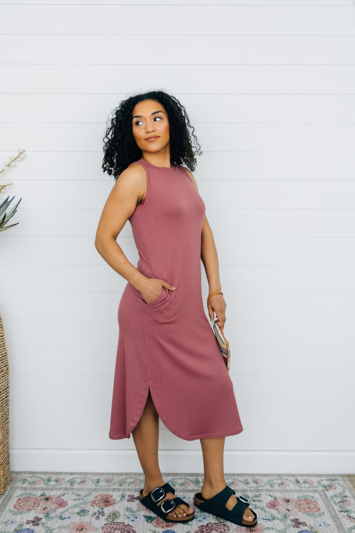 Super Soft Midi Pocket Dress - The Nines