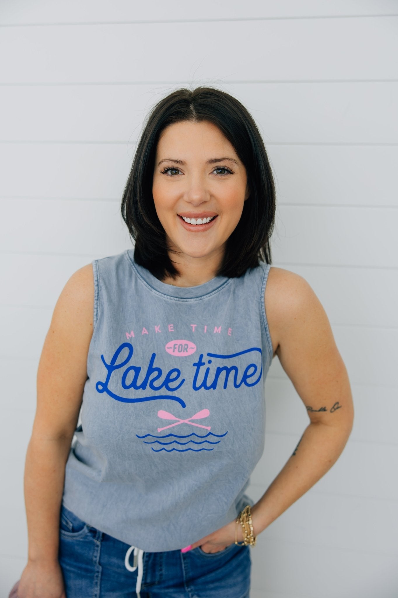 Make Time For Lake Time Mineral Wash Tank - The Nines