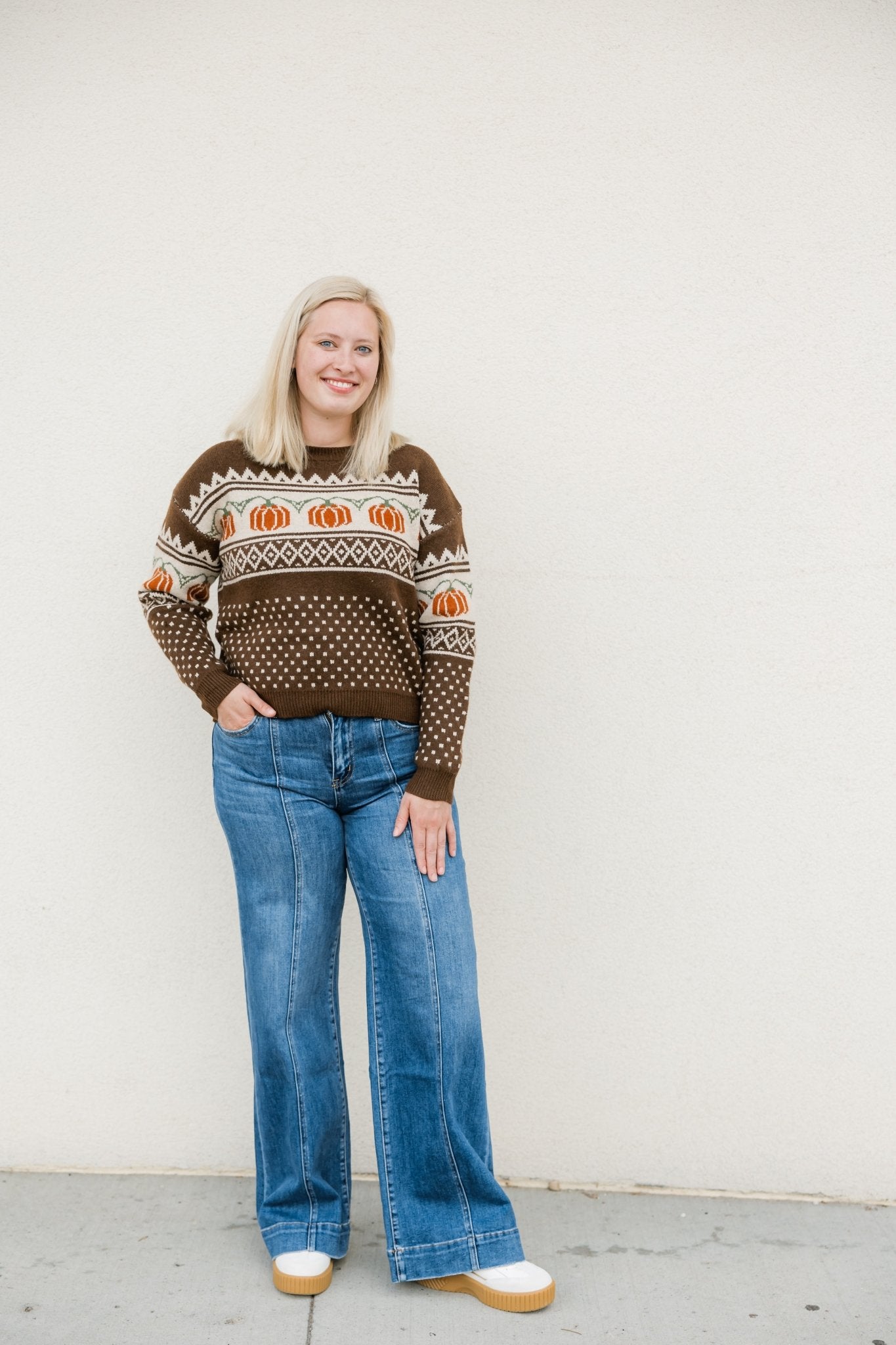 Pumpkin Sweater - 2 colors! - The Nines