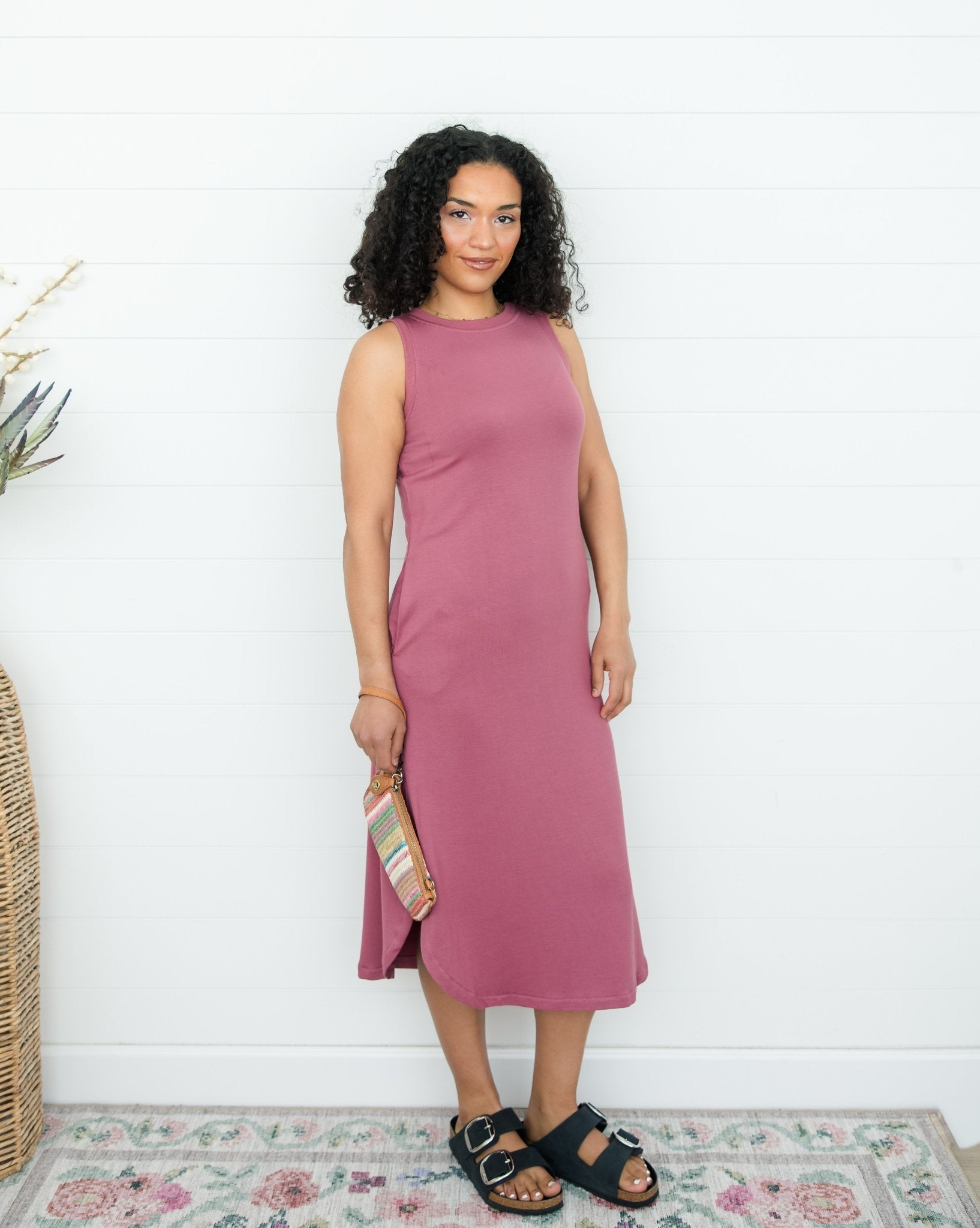 Super Soft Midi Pocket Dress - The Nines
