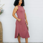 Super Soft Midi Pocket Dress - The Nines