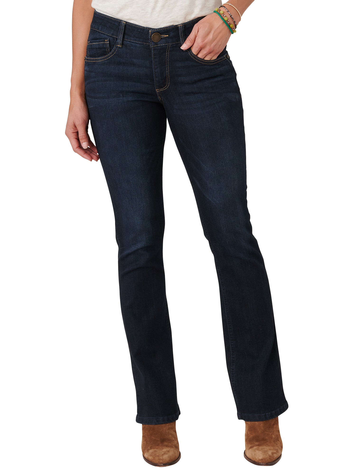Democracy Ab Solution Itty Bitty Boot Indigo Jeans - The Nines