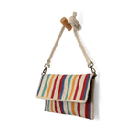 Multi Stripe Moxie Jute Handbag - The Nines
