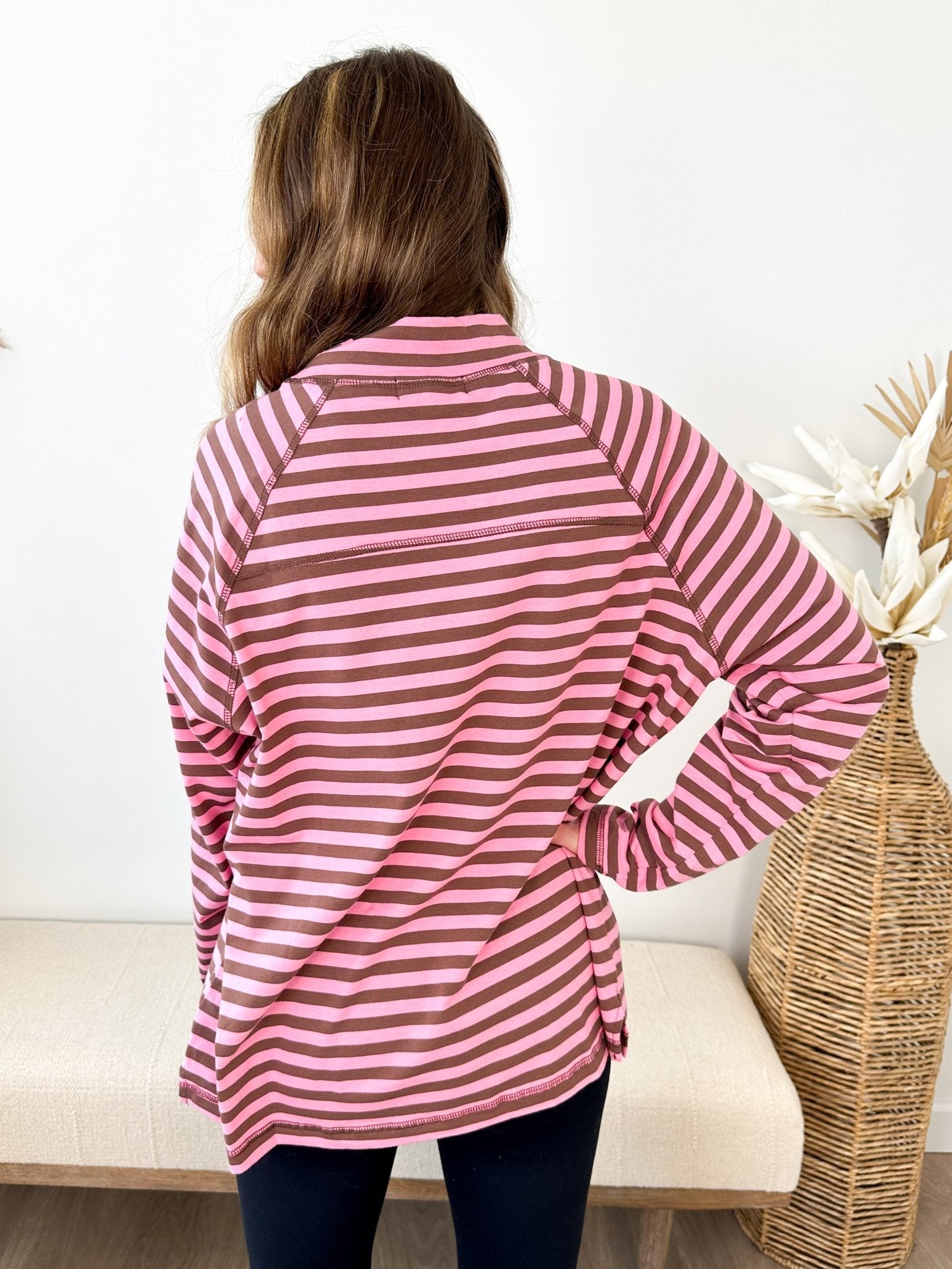 Coco Crush Striped Mockneck - The Nines