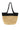 Natural & Black Phoebe Jute Tote - The Nines