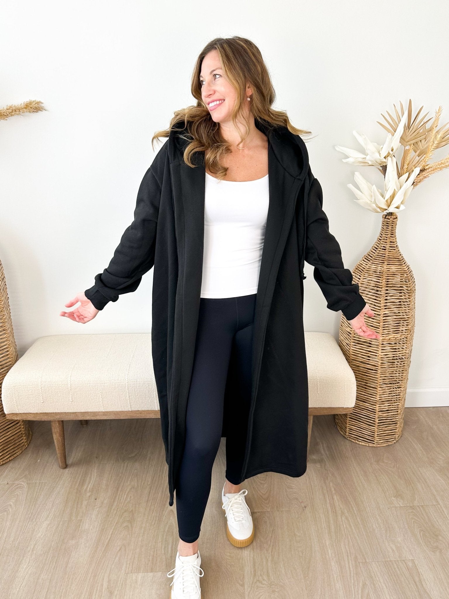 The After Hours Hooded Coat - 3 colors! - The Nines