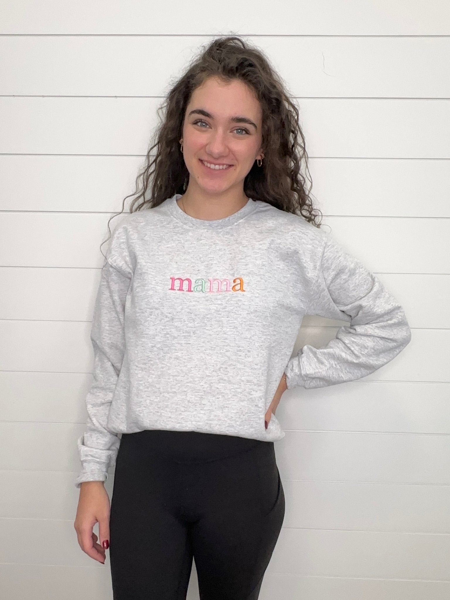 Nines Exclusive Mama Embroidered Sweatshirt - The Nines