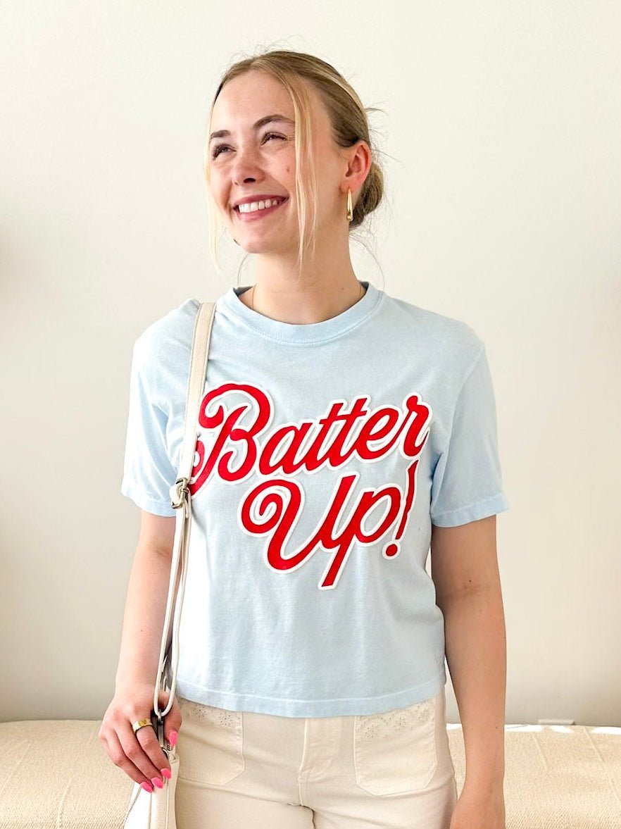 "Batter Up!" Cropped Tee - The Nines