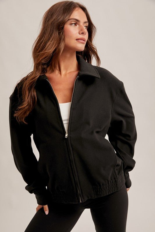 Soft Jersey Zip Up Jackets - 2 colors! - The Nines